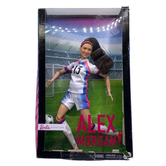 Mattel Other - Barbie Signature Collection Alex Morgan Doll Soccer Football  *Damage Box*